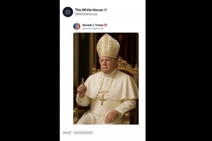 Trump, papalık makamı ile dalga geçiyor