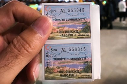 Yurt dışı çıkış harcı 710 liradan 1000 liraya yükseltildi