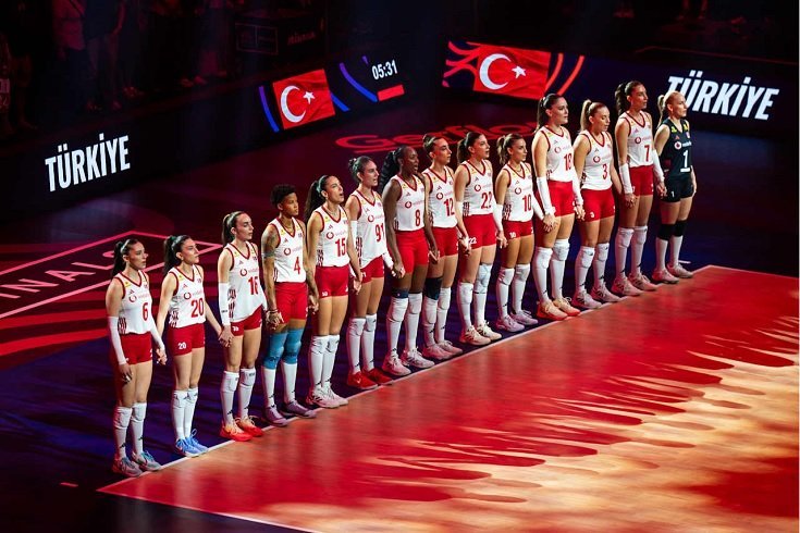 A Milli Kadın Voleybol Takımımız, Kanada'yı 3-1 yenerek Milletler Ligi'nde yarı finale yükseldi! A Milli Kadın Voleybol Takımımız, Kanada'yı 3-1 yenerek Milletler Ligi'nde yarı finale yükseldi!
