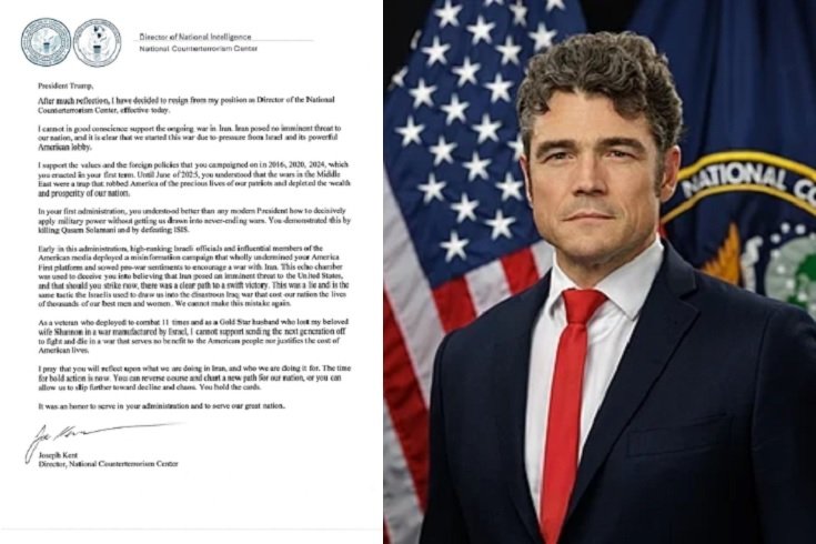 ABD Ulusal Terörle Mücadele Merkezi Direktörü Joe Kent istifa etti: 'Yakın İran tehdidi' bir yalan