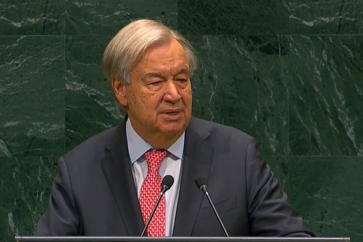 Antonio Guterres, BM Genel Kurulu'nda son kez konuştu: Çatışmalar durmalı, insani yardımlar kesintisiz ulaştırılmalı Antonio Guterres, BM Genel Kurulu'nda son kez konuştu: Çatışmalar durmalı, insani yardımlar kesintisiz ulaştırılmalı