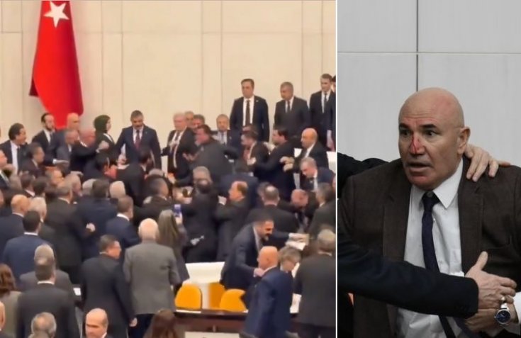Bakanların yemin töreninde TBMM'de kavga çıktı, AKP ve CHP'li vekiller kavga etti