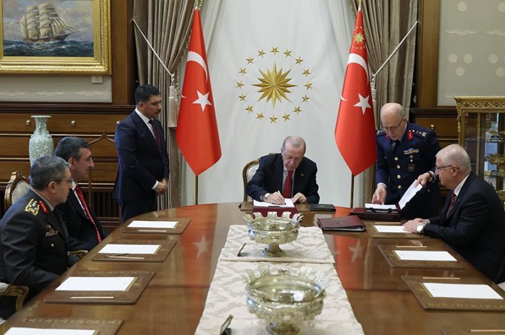 Cumhurbaşkanı Erdoğan, 2026 Yüksek Askerî Şûra kararlarını imzaladı; Görevde yükseliş listesi açıklandı