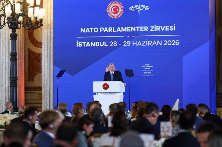 Cumhurbaşkanı Erdoğan, İstanbul'daki NATO Parlamenter Zirvesi'nde konuştu
