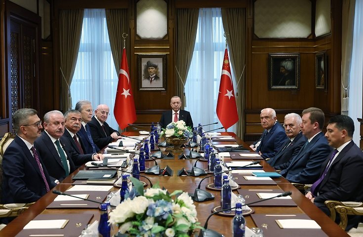 Cumhurbaşkanlığı Yüksek İstişare Kurulu, Cumhurbaşkanı Erdoğan başkanlığında toplandı Cumhurbaşkanlığı Yüksek İstişare Kurulu, Cumhurbaşkanı Erdoğan başkanlığında toplandı