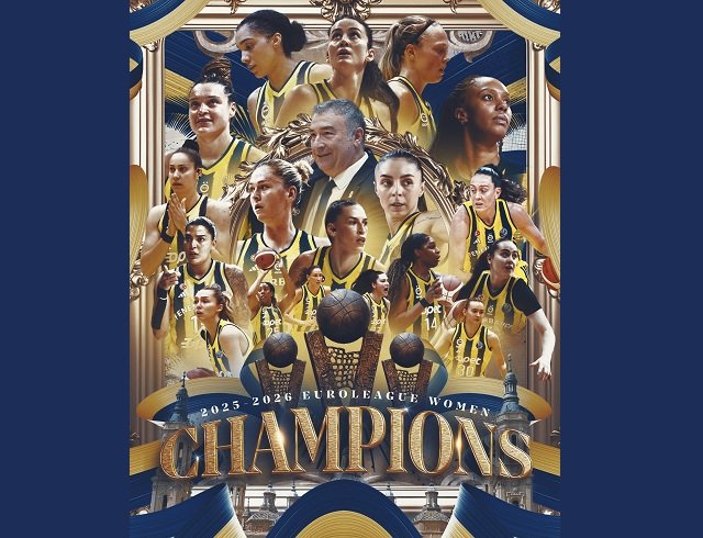 Kadınlar EuroLeague'de Galatasaray'ı yenen Fenerbahçe şampiyon oldu