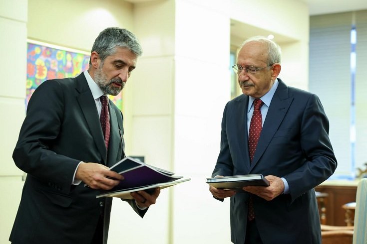 Kemal Kılıçdaroğlu, TÜSİAD Başkanı Ozan Diren’i kabul etti Kemal Kılıçdaroğlu, TÜSİAD Başkanı Ozan Diren’i kabul etti