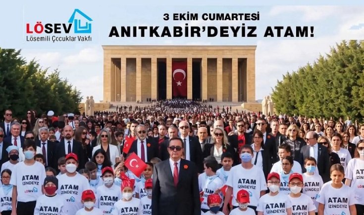 LÖSEV, 3 Ekim 2026 Cumartesi günü on binlerce gönüllü ile Anıtkabir'de olacak LÖSEV, 3 Ekim 2026 Cumartesi günü on binlerce gönüllü ile Anıtkabir'de olacak