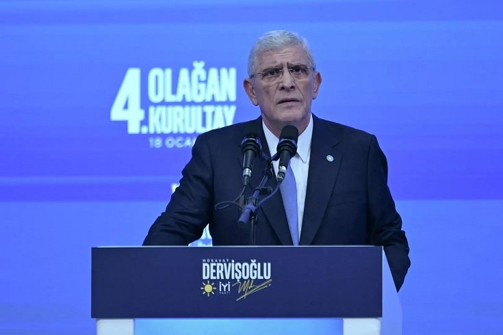 Müsavat Dervişoğlu 4. Olağan Kurultay'da yeniden İYİ Parti Genel Başkanı seçildi
