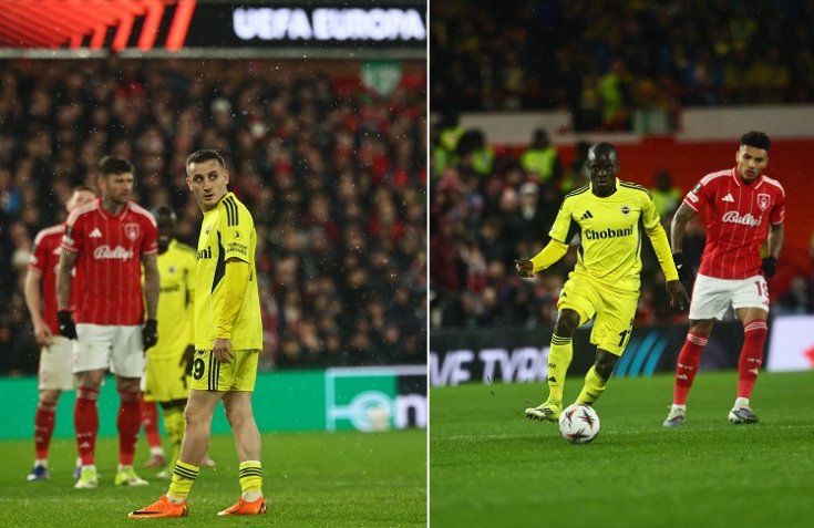 Nottingham Forest'ı deplasmanda 2-1 yenen Fenerbahçe Avrupa kupalarına veda etti