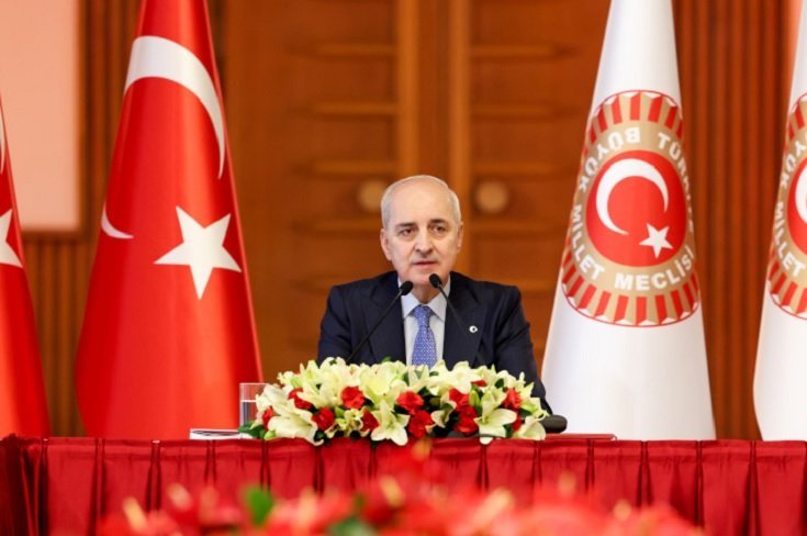TBMM Başkanı Numan Kurtulmuş, 28. Dönem 4. yasama yılı değerlendirme toplantısı yaptı TBMM Başkanı Numan Kurtulmuş, 28. Dönem 4. yasama yılı değerlendirme toplantısı yaptı