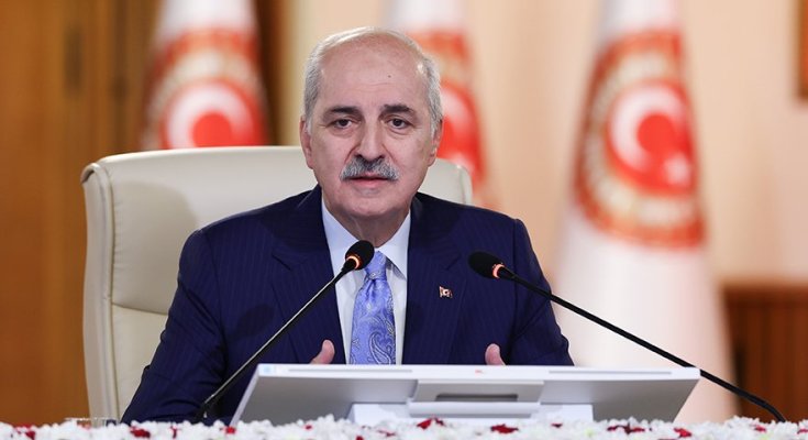 TBMM Başkanı Numan Kurtulmuş, 'çerçeve yasa' teklifini imzaladı