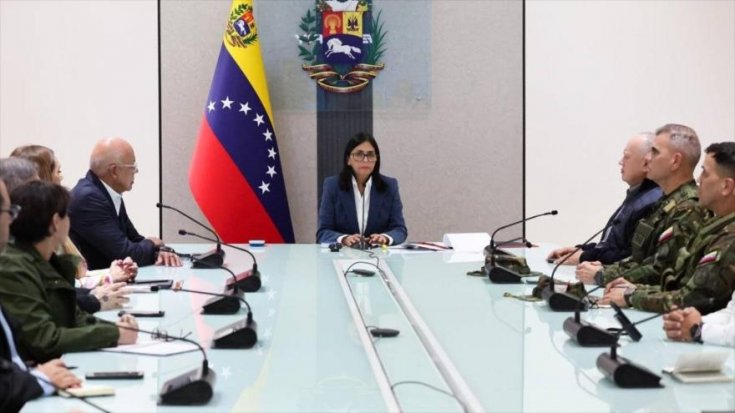 Venezuela Devlet Başkan Yardımcısı Rodrgiuez: Hiçbir ülkenin kolonisi olmayacağız; Maduro ulusumuzun tek başkanıdır, derhal serbest bırakın Venezuela Devlet Başkan Yardımcısı Rodrgiuez: Hiçbir ülkenin kolonisi olmayacağız; Maduro ulusumuzun tek başkanıdır, derhal serbest bırakın