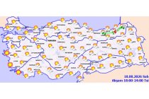 18 Ağustos Hava Tahminleri