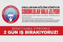 Eğitim İş Sendikası: 15-16 Nisan tarihlerinde 2 gün süreyle iş bırakıyoruz!
