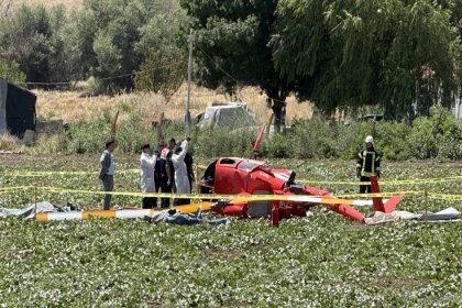 Ankara'da bir eğitim helikopteri düştü: Pilot Emekli Albay Yasaözden Bakkal kazada hayatını kaybetti