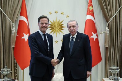 Cumhurbaşkanı Erdoğan, NATO Genel Sekreteri Rutte ile bir araya geldi