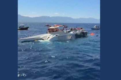 Girne açıklarında alabora olan yolcu gemisinde; 237 kişi kurtarıldı, 7 kişi hayatını kaybetti, 23 kişi aranıyor