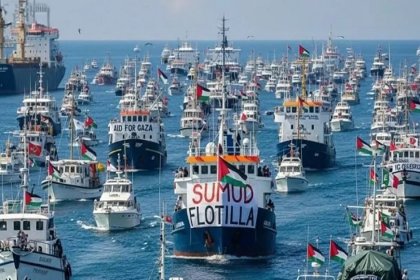 Küresel Sumud Filosu duyurdu; İsrail ordusu tarafından Yunan kara sularında 20 Türk aktivistin de olduğu çok sayıda kişi ve tekne alıkonuldu