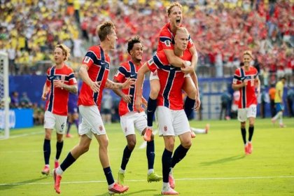 Norveç, Brezilya'yı 2-1 yendi; adını çeyrek finale yazdırdı